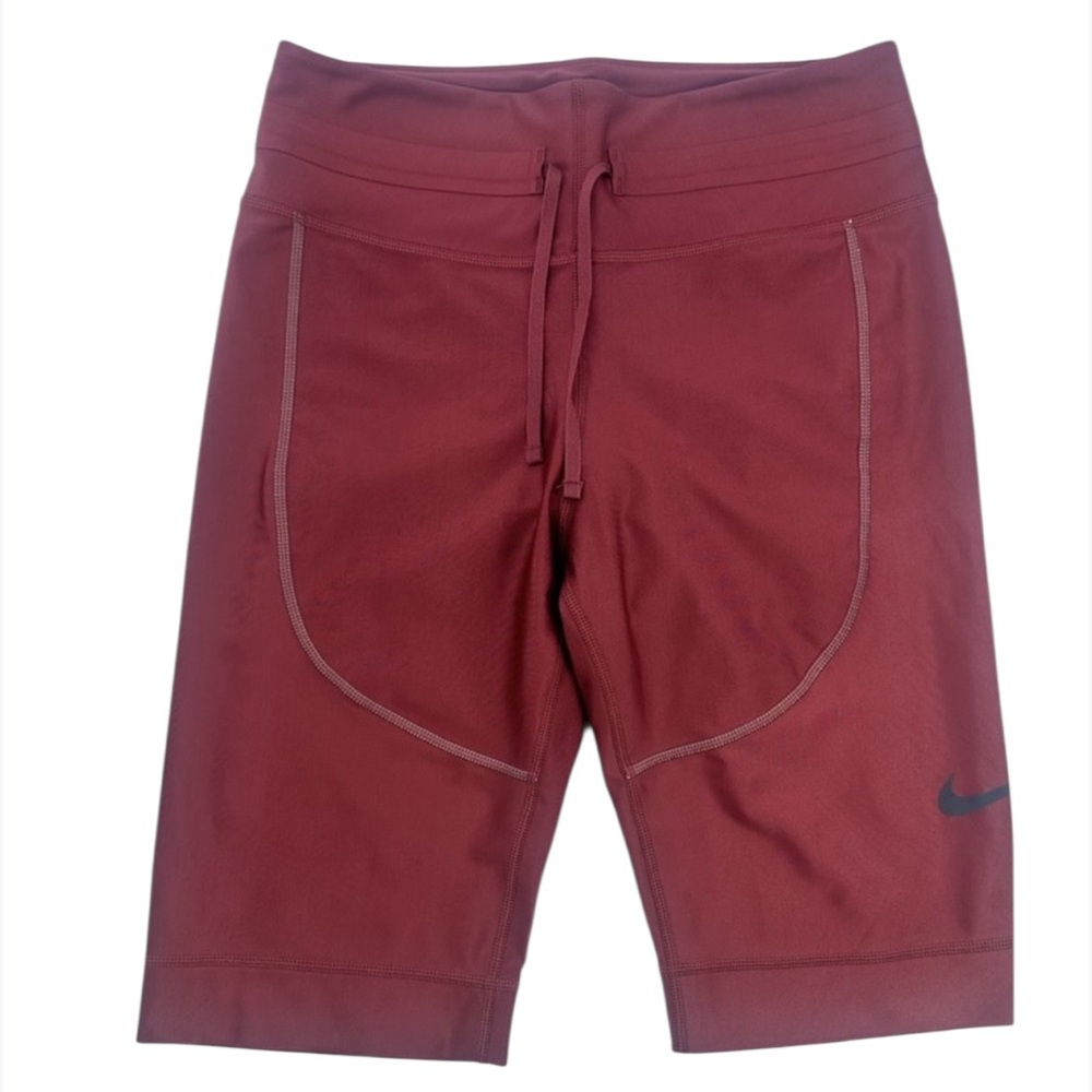 NIKE Women's Size Small Biker Shorts Compression Red Running‎